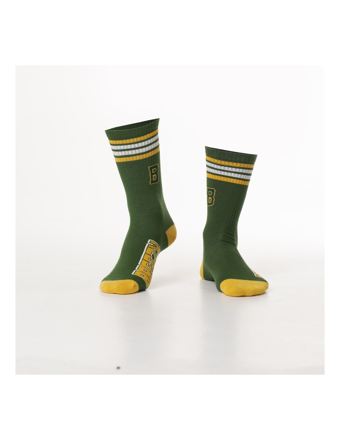 Grüne Herren-Sportsocken mit der Aufschrift SM15 – Online-Shop – Boutique